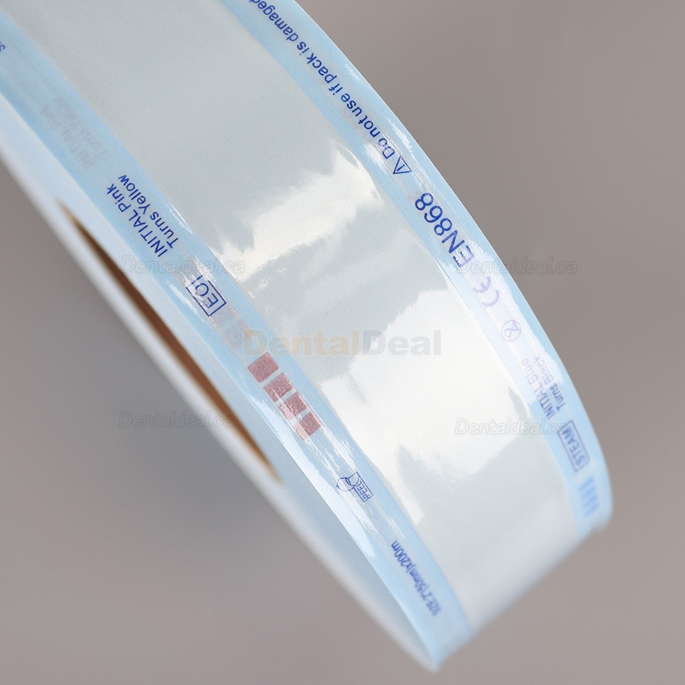 200M/Roll Dental Autoclave Sterilization Pouch for Sterilizer Sealing Machine